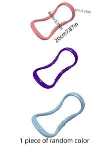 1pc Yoga & Pilates Supplies, Elastic Magic Circle, Training Ring, Home Resistance Stretching Tool, Elastic Fitness Ring, Strength Training Yoga Equipment, Pilates Ring, Yoga Hoop, Pelvic Floor Muscle Magic Circle, Slimming & Thigh, Slimming Product Fitness, Calf, Back, Waist And Hand Exercises. Best Gift For Wife, Girlfriend, Mother, Holiday, Birthday, Mother's Day - Multicolor - View 12