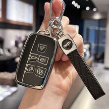 Keychain TPU Car Key Case Shell Cover Fob For Land Rover Range Rover Evoque Sport Freelander Discovery Velar For XE XF XJ Gifts For Mother, Father, Graduation, And Teacher - Multicolor - View 5