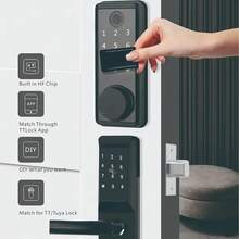 13,56 MHz RFID Smart IC-Zugangskarte, kontaktloser verschlüsselter Sensor-Karte kompatibel mit TT Lock/TUYA Lock Smart Türschloss, tragbar für Zuhause, Hotel, Wohnung, Büro - 8 IC-Karten - Übersicht 5