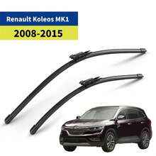 Vindrutetorkare för Renault Koleos MK1 2008-2015, 60,96 cm + 48,26 cm, Premium allväders vindrutetorkare fram och bak - OEM-kvalitet (2-pack) - för Renault Koleos MK1 - Visa 7