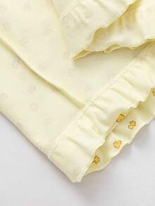 Balabala Áo Polo mùa hè cho bé gái 2026, Áo tay ngắn bằng cotton mềm mại, chất liệu thoáng khí nhẹ, kiểu dáng ngọt ngào, năng động. - tông màu vàng - Xem 6