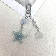 1件装 女士清新海洋风多巴胺彩色贝壳串珠吊坠，甜美Y2K风格包包挂饰，闺蜜礼物，包包配饰 - 彩色 - 查看 6