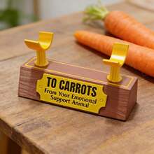 1pc ZTP Carrot Holder Single Stand, Exquisite Decor, Holiday & Birthday Gift - Primary Color - View 2