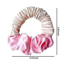 The Original Sleepy Tie| Heatless Hair Curler| Overnight Blowout Scrunchie| Comfortable, Damage-Free For Sleeping| Best To Sleep With Blowout For All Hairtypes (Original) - 粉色 - 查看 6