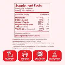 Miriyalyad Inositol Powder Multivitamin, Pink Lemonade Flavor – 4g Myo & D-Chiro Inositol, DIM, Zinc, Magnesium Glycinate, Vitamin D3 – Supports Women's Health, Cycle, Energy[Free Shipping ] - 1PCS - 查看 5