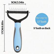 Lược gỡ rối lông thú cưng, dụng cụ tỉa lông cho mèo và chó, dụng cụ cạo lông nổi, lược chải lông chuyên nghiệp để chải chuốt và tạo kiểu. - Xem 2