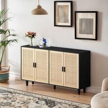 Buffets & Sideboards - Black + Particle Board - View 8