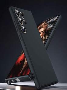 1 chiếc ốp lưng điện thoại dày dặn, chống rơi, màu trơn, tương thích với Samsung Galaxy A07/A17/S26/S26PLUS/S26 Ultra S25/S25PLUS/S25 Ultra/A16/A36/A26/A56/A50/A12/A32/A52/A72/A51/A21S/A13/A14/S24/S24PLUS/S24Ultra,S22/A52/A53/A54/A55 S23, 11/12Pro/12/12X/13Pro/14Pro/15Pro, 10/9/Note9/12c/Note11pro/Note8Pro - màu đen - Xem 1