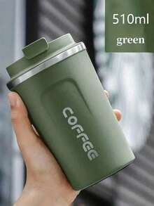 Portable Outdoor Camping And Hiking Double-Layer Vacuum Insulated Bottle, 380/510ML, 316 Stainless Steel Cup, Can Keep Warm For 8 Hours, Cool For 24 Hours, Reusable Cup, Suitable For Both Men And Women, Thanksgiving Gift, Christmas Gift, Halloween Gift, Valentine's Day Gift, New Year Gift. - Green - View 14