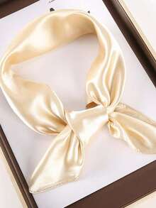 1 pieza Bufanda de unicolor, cómoda, elegante, única, clásica, versátil, de moda para mujer para primavera/otoño - Teja - Ver 17