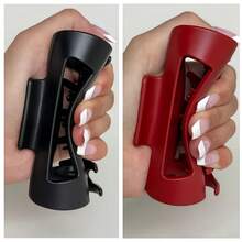 2个装时尚柔软发夹 - 强力防滑，符合人体工学设计，呵护秀发，高品质防滑发夹，新款耐用不易断造型配件 - A - 查看 4