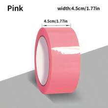 Pink Packing Tape, Vibrant Color, Strong Adhesive, Not Easy To Break, Suitable For Party Decoration, Logistics Sealing, Warehouse Packing, Gift Box Packaging, Office File Sealing, Small Item Bundling, Versatile Use - H-Pink - View 7