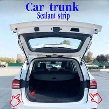 2pcs Black Self-Adhesive Sealing Strips, Universal For Car Engine Compartment/Trunk Lid, Sound Insulation Sealing Strips - Engine Compartment + Trunk Lid - View 7