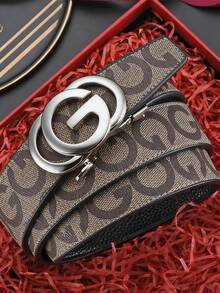 Thắt lưng nam 120cm khóa tự động, dây đeo eo chống mài mòn có khắc tên, thắt lưng điều chỉnh được bền lâu, phù hợp cho cả trang phục công sở và thường ngày, thiết kế cổ điển chất lượng cao, phù hợp với quần jean và quần tây. - Nhiều màu - Xem 7