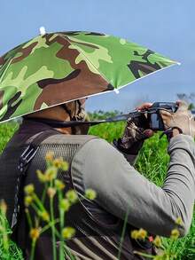 1pc Hands-Free Foldable UV Protection Sun Hat - All-Weather Protection, Suitable For Fishing, Hiking, Camping, Outdoor And Agricultural Exploration - Portable And Multifunctional - Multicolor - View 6
