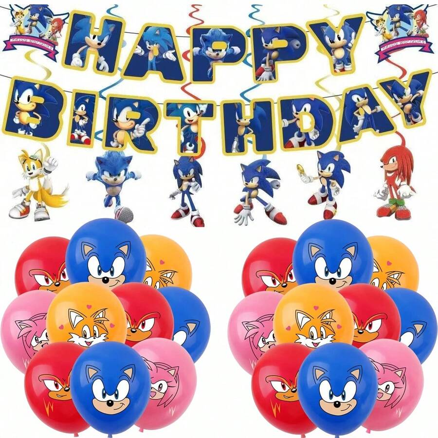 Sega 1 Set Balon Karakter Kartun Landak, Balon Foil Aluminium Kartun, Cocok untuk Dekorasi Pesta Ulang Tahun - View 1