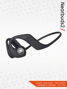 PHILIPS Tai nghe không dây Nearbuds 2 dạng mở, dẫn truyền âm thanh, dành cho thể thao, tích hợp mic, thời gian chơi nhạc hơn 8 giờ, chống nước IPX5, Bluetooth 5.2, âm trầm sâu, lý tưởng cho chạy bộ, đạp xe, tập gym, an toàn và nâng cao nhận thức. - Xem 9