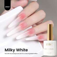 15毫升 JTING 新款乳白色系列 UV 半永久指甲油，沙龙及家用美甲油 - 白色 - 查看 7