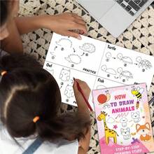 1 Cuốn sách gồm 300 hình vẽ đồ vật dễ thương, phù hợp cho những người yêu thích hội họa muốn học cách vẽ bất cứ thứ gì. Cuốn sách cung cấp các bước chi tiết để vẽ động vật, thực phẩm, quà tặng và những thứ tuyệt vời khác. "Cách vẽ mọi thứ: 300 hình vẽ" - Nhiều màu - Xem 2