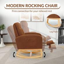Baby Gliders, Ottomans & Rocking Chairs - Brown - View 4