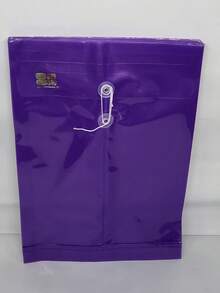 SOBRE CON HILO TAMAÑO OFICIO, VERTICAL 12 PIEZAS COLOR MORADO ZIN ZIN - SOBRE CON HILO - Ver 4