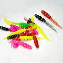 87pcs Soft Fishing Lures, Fishing Tackle Bait For Bass And Other Fish - White - View 4