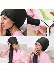 1pc Portable Home Hair Heating Cap, Salon Use Hair Drying Cap, Heated Hair Drying Cap, Hair Care Tool - Multicolor - View 8