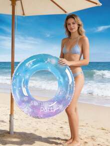 Flotador inflable para piscina, aro inflable para nadar, aro inflable para nadar con patrón de cielo estrellado, patrón de cielo estrellado de ensueño, aro inflable de PVC para nadar, flotador inflable para brazos unisex, adecuado para deportes acuáticos de verano y fiestas en la piscina, fiestas en la playa, piscinas, playas, ocio de vacaciones de verano en la piscina - Múltiples estilos - Ver 7