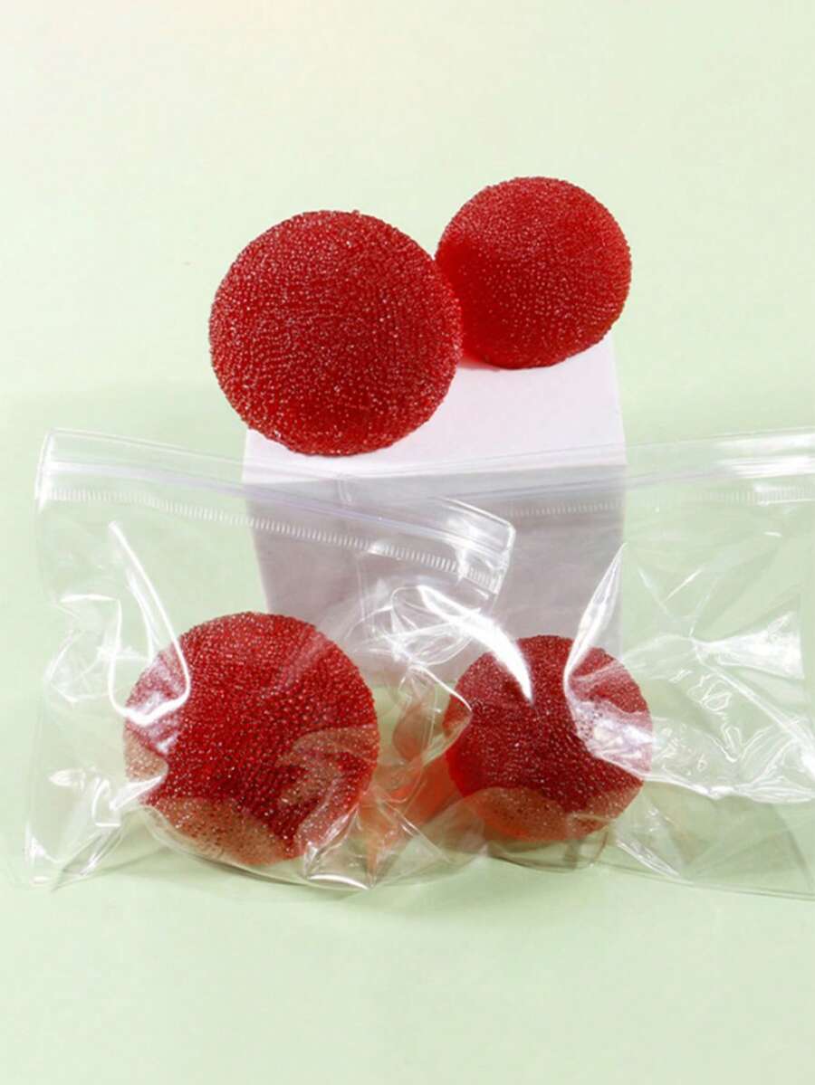 1个仿真辣椒/蜡质水果慢回弹减压玩具 - 柔软麦芽质感，不粘手，水果感官玩具，适合缓解焦虑，桌面装饰，创意礼物，减压小工具