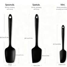 3pcs High Heat Resistant Silicone Set: Seamless Silicone Kitchen Cooking Utensils, Suitable For Non-Stick Cookware - Multicolor - View 2