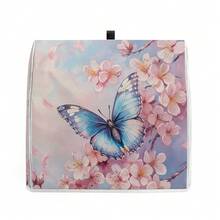 1 Blue Flower-Scented Household Chef's Machine Dust Cover, Washable Baking Tool Dust Cover, Blender Cover, Vertical Blender Cover, Protective Cover. The Atmosphere In The Kitchen Has Been Fully Improved - Full Coverage - View 5