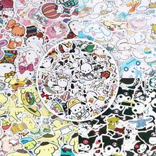 SANRIO 60 PCS Kuromi Stickers Cinnamoroll DIY Stickers Hello Kitty Notebook Stickers Computer Phone Stickers My Melody Birthday Card Stickers (Some Stickers May Be Random) - Multicolor - View 4
