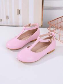 女童浅粉色套脚鞋，2026春秋新款童鞋，小女孩公主鞋 - 粉色 - 查看 17