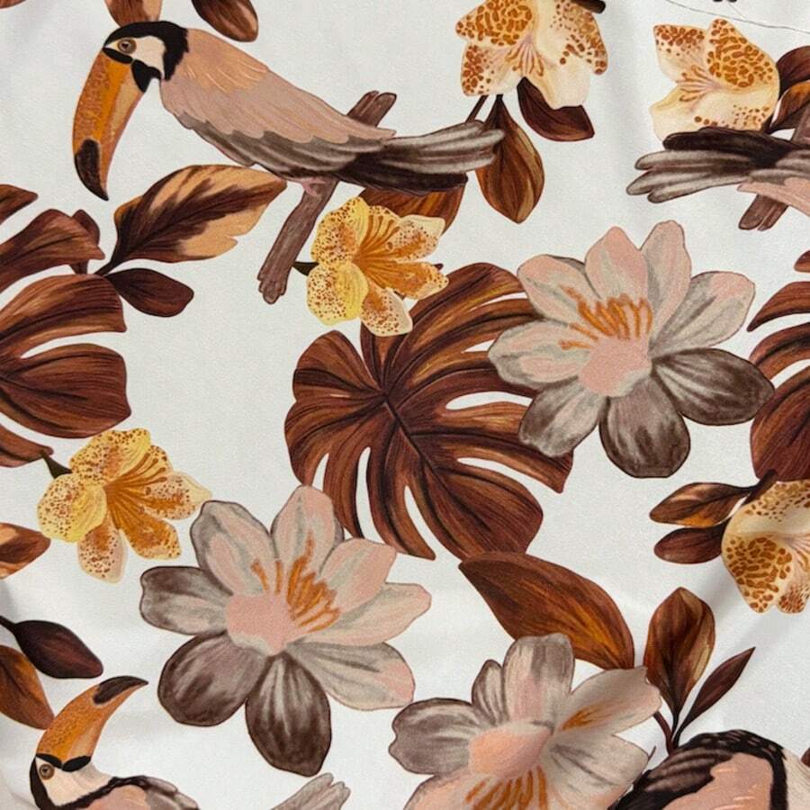 Printed Crepe Fabric 95% Polyester 5% Elastane - 31 - View 1
