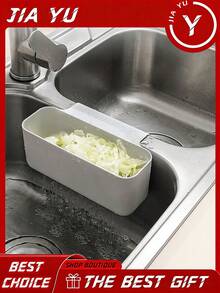 1pc Kitchen Sink Strainer Basket, Multifunctional Slot-Style Sink Drain Filter, Food And Vegetable Washing Drainer, Convenient For Sponge/Cloth Placement, Quick Filtration Of Food Residue To Prevent Decay And Odor - Multicolor - View 2