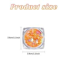 Gel nhũ UV phát sáng trong bóng tối 5 màu, gốc nước, dạng hạt to, khô nhanh, tự dính, dùng cho cơ thể và mặt, nhũ neon phát sáng, phụ kiện trang phục lễ hội Mardi Gras, Carnival, Halloween, DIY, Rave, EDM, lễ hội, màu cầu vồng - Nhiều màu - Xem 4
