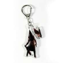 Llavero acrílico con tema de enfermera y Pyramid Head de juego de terror, regalo para fanáticos de películas y juegos, accesorio decorativo para bolsos y llaves - 1 pieza - Ver 7