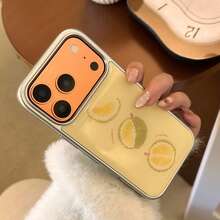 Ốp lưng điện thoại Kavenfort ba lớp viền bạc hình quả dứa mùa hè, phù hợp với các dòng 17promax, 16, 13, 15 inch. Thiết kế độc đáo, vỏ cứng sáng tạo, phong cách hình học, không gian nghệ thuật, tươi mới và độc đáo, phong cách riêng biệt, phong cách . - Viền bạc - Xem 11
