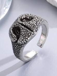 1pc Vintage Creative Pet Dog Nose Design Adjustable Ring, Women's Ring, Suitable For Daily, Party, Date, Holiday, Music Festival, Summer Beach, Gift For Friends, Family, Couples, Jewelry Accessory - Multicolor - View 3
