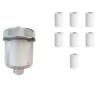Shower Head Water Filter, Home Shower Filter Cartridge Removes Chlorine And Scale, Softens Water, Multi-Layer Filtration System, High Flow Rate, Universal Interface, Replaceable Filter Cartridge, Tool-Free Installation, Suitable For Most Shower Hoses, Long-Lasting Purification, Water-Saving And Anti-Clogging Design, Durable And Rust-Resistant, Essential Bathroom Accessory To Enhance Shower Experience - Multicolor - View 8