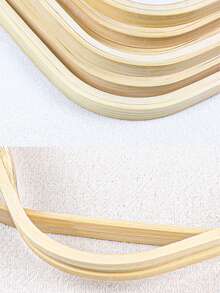 3 PiecesEmbroidery Ring, Square Bamboo Adjustable Frame, Square Embroidery Ring For Cross Stitch Craft Sewing, Small Embroidery Products Diy Embroidery Tools Diy Hand Embroidery Tool Kit, Suitable For Arts And Crafts, Convenient Sewing, Cross Stitch Products And Home Decoration - Multicolor - View 10