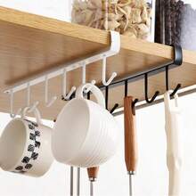 1/2 chiếc giá treo móc bằng sắt không mối nối, không cần khoan, giá đựng đồ nhiều tầng cho tủ bếp, đựng nồi, dụng cụ, thích hợp cho tủ, đồ dùng nấu nướng, giá để dụng cụ cạo, giá đựng đồ, không cần khoan, hộp đựng đồ nhà bếp và tủ bếp, phụ kiện nhà bếp, giá sắp xếp tủ lạnh, hộp đựng đồ ăn nhẹ, hộp phân loại lọ gia vị. - Nhiều màu - Xem 8