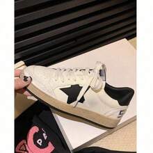 2026 Edition Genuine Cowhide Leather Small Dirty Star Shoes White Shoes Retro Sports Casual Shoes Retro Shoes Retro Sports Shoes Retro Shoes Retro Sports Shoes Matching Casual Sports Shoes Retro Shoes Casual Sports Shoes Retro Sports Shoes Retro Sports Shoes Sports Shoes. - Ngôi sao đen - Xem 3