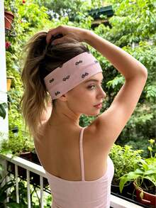 1pc Women's Casual Fabric Headband, Sports Running Headband Beach Accessories Summer Outfits Summer Beach Hair Bands - Multicolor - View 1