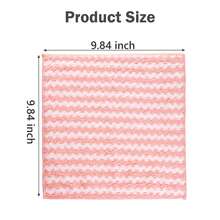 10 Counts Kitchen Dish Towels, Super Absorbent Washing Dishes Kitchen Towels, Soft Dish Rags For Drying Dishes Kitchen Cleaning Clothes, Random Color - 彩色 - 查看 2