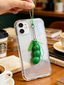 2/5/10pcs (Random Color) Realistic Novelty Toy, Pea-Shaped Squeeze Toy, Portable Cute Pea Novelty Toy, Creative Stress Relief Toy For Holidays And Gifts, Adorable Cartoon Pea Keychain Design For Relaxation Anytime Anywhere - Squeeze Edamame - View 11