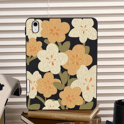 Kingsung 这款花纹保护套内置笔槽，兼容 iPad Mini 4/Mini 5/Mini 6/9.7/Pro 11、Air 4/5 10.9 英寸/Air 11 英寸（M2-2024）、A9 Plus 10.95 英寸/A7 10.4 英寸，以及 Kindle（第 11 代）2022 年发布版和 Kindle（第 11 代-2024 年发布版）（6 英寸）。保护套四角防震，单手即可轻松握持。