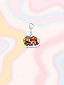 1pc Acrylic Cute Cartoon Big Eye Character Themed Pendant, Suitable For Backpack, Bag, Wallet Decoration, Friend Gift Gifts For Mother, Father, Graduation, And Teacher - Multicolor - View 10