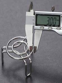 2 Packungen Ultra-2-Zoll Edelstahl Dampfgarer Gestell, tragbar für den Außenbereich, geeignet für Gesundheitskessel, Tassen und Haushaltstöpfe, ideal zum Dämpfen und Kochen von Lebensmittelportionen - Übersicht 5