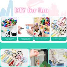 90颗混合圆形和扁平硅胶珠套装 - 创意手工独特手链和项链必备材料，包含便捷收纳盒 - 90pcs盒裝 - 查看 7